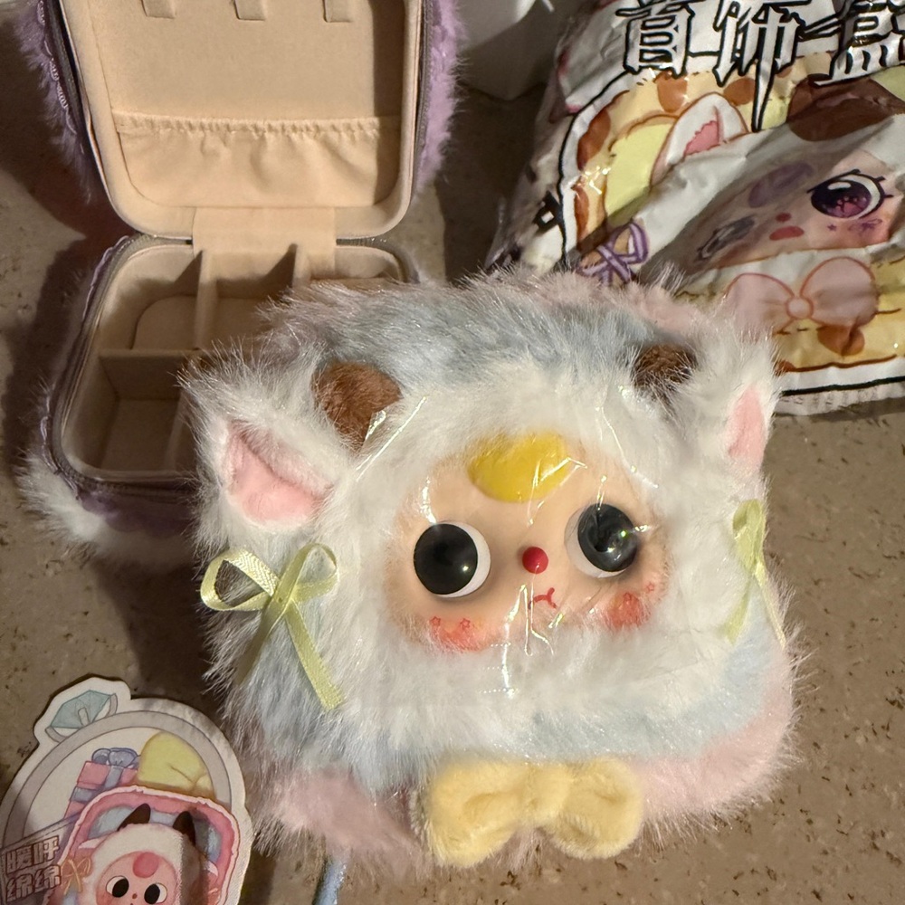Baby three bb3 jewerly box plush - sheep pink